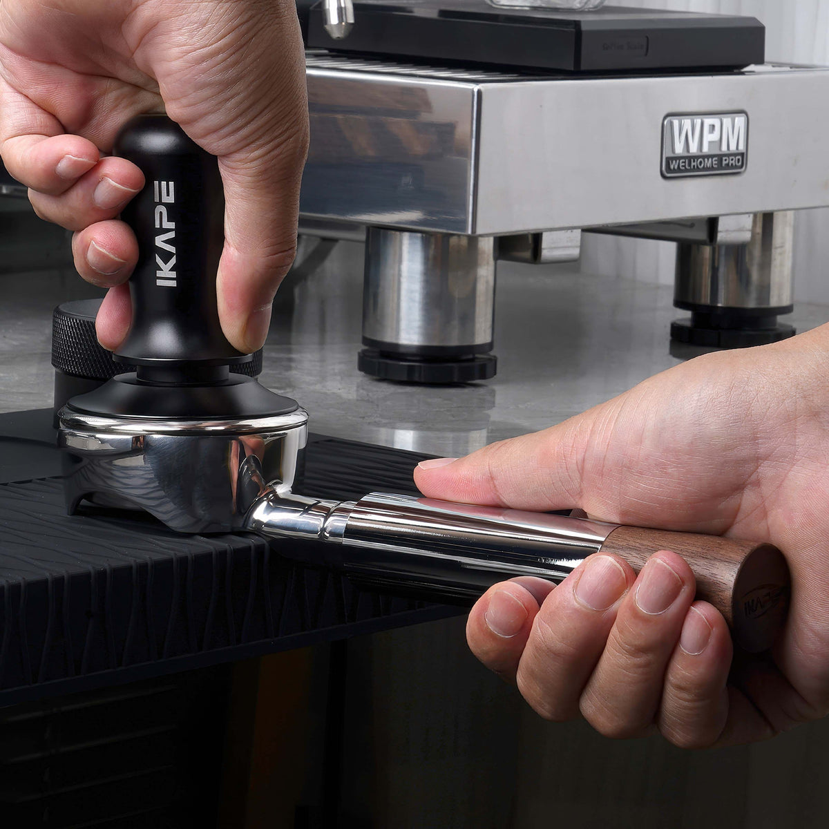 Openwork Bottomless Portafilter with High Extraction Basket Lastaforest