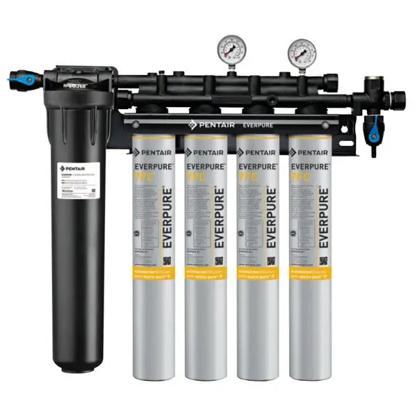 Everpure EV9328-74 Coldrink 4-7FC Water Filtration System with Pre-Filter - .5 Micron and 10 GPM Everpure