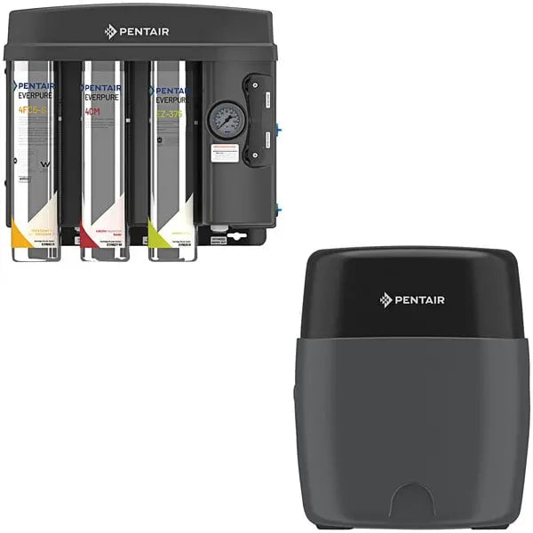 Everpure EV9975-67 EZ-RO 375/16ATM Reverse Osmosis System with Black Atmospheric 16 Gallon Tank - 375 GPD Everpure