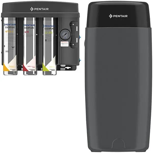 Everpure EV9975-69 EZ-RO 375/50ATM Reverse Osmosis System with Black Atmospheric 50 Gallon Tank - 375 GPD Everpure