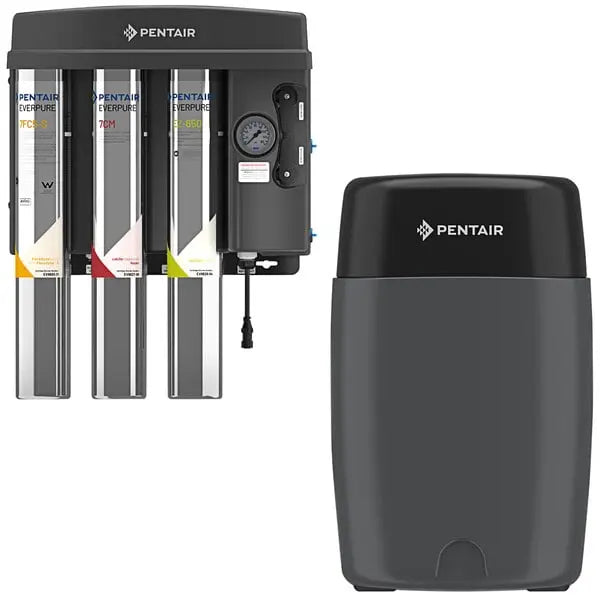 Everpure EV9975-71 EZ-RO 650/30ATM Reverse Osmosis System with Black Atmospheric 30 Gallon Tank - 650 GPD Everpure