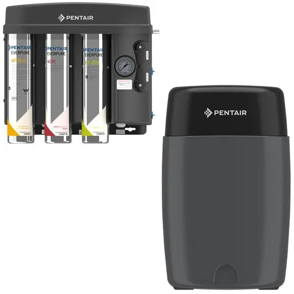 Everpure EV9975-74 EZ-RO 375/30ATM Blended Reverse Osmosis System with Black Atmospheric 30 Gallon Tank - 375 GPD Everpure