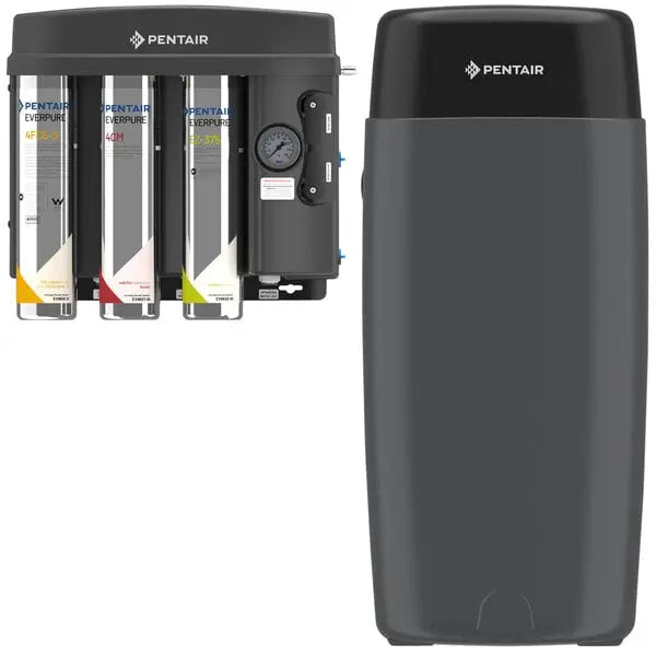 Everpure EV9975-75 EZ-RO 375/50ATM Blended Reverse Osmosis System with Black Atmospheric 50 Gallon Tank - 375 GPD Everpure