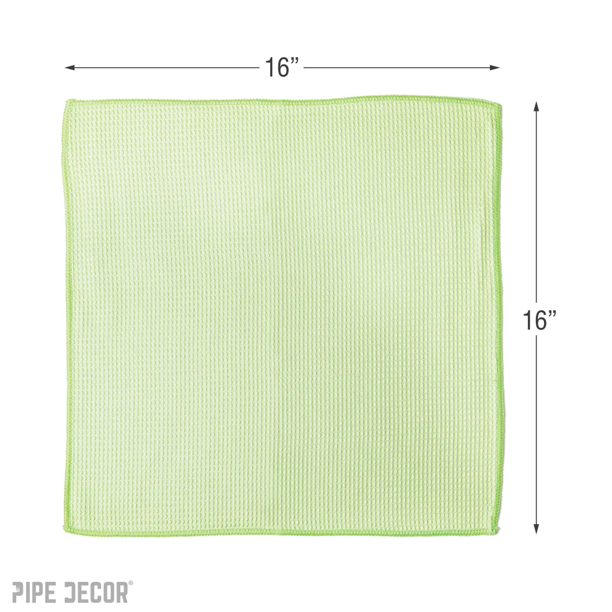 Microfiber Cleaning Cloth, Multi-purpose Lint-Free Towels, 12-Pack PIPE DECOR