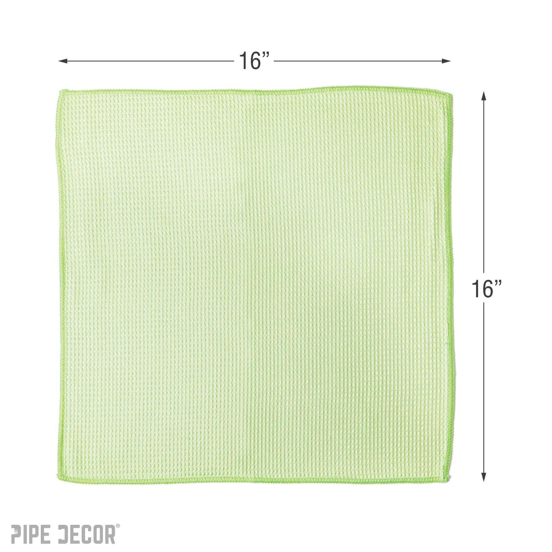 Microfiber Cleaning Cloth, Multi-purpose Lint-Free Towels, 12-Pack PIPE DECOR