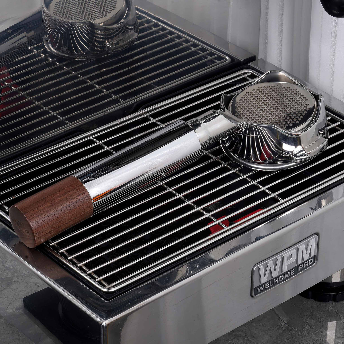 Openwork Bottomless Portafilter with High Extraction Basket Lastaforest