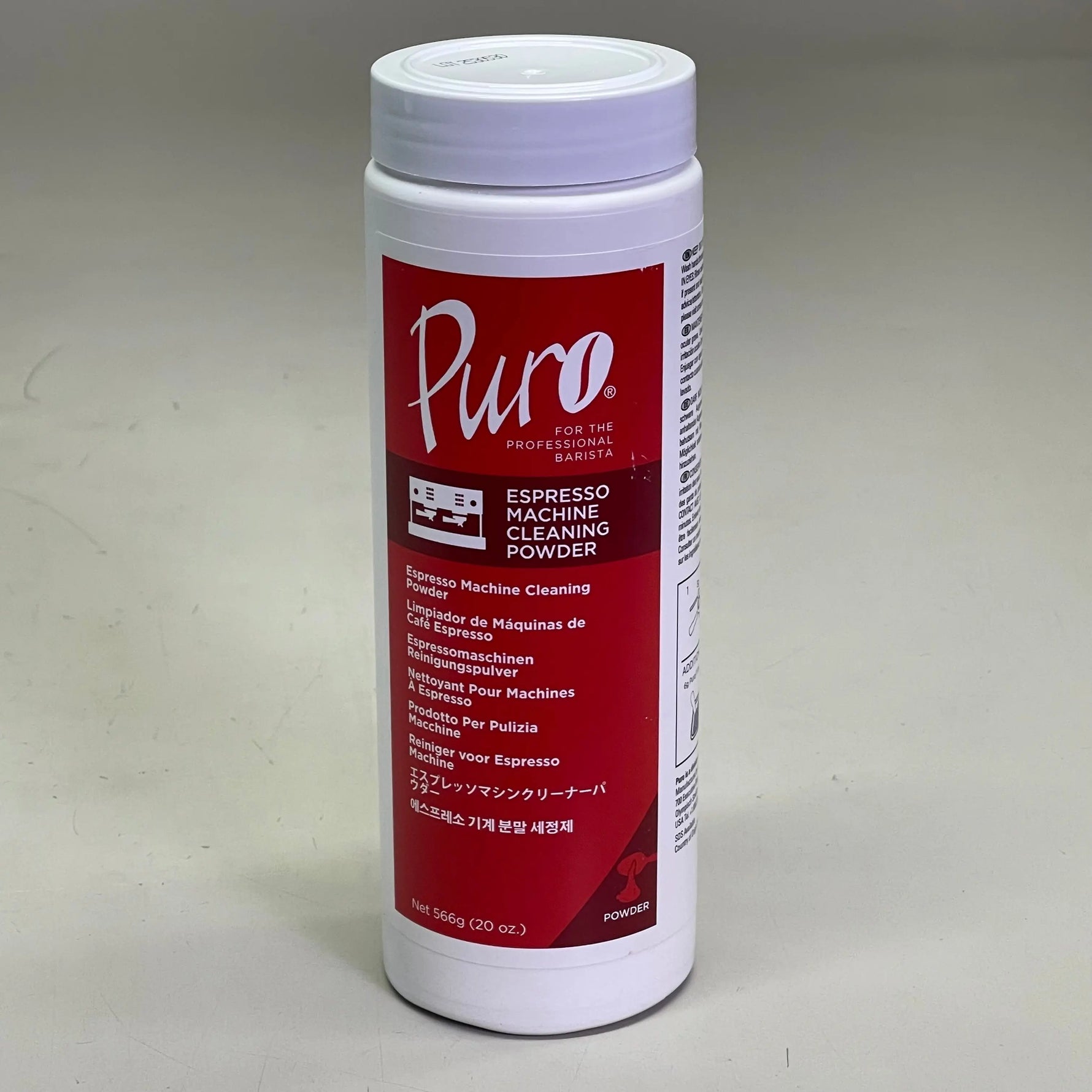 PURO CAFF Espresso Machine Cleaning Powder For Airpots 20 oz White 18-P20 PayWut