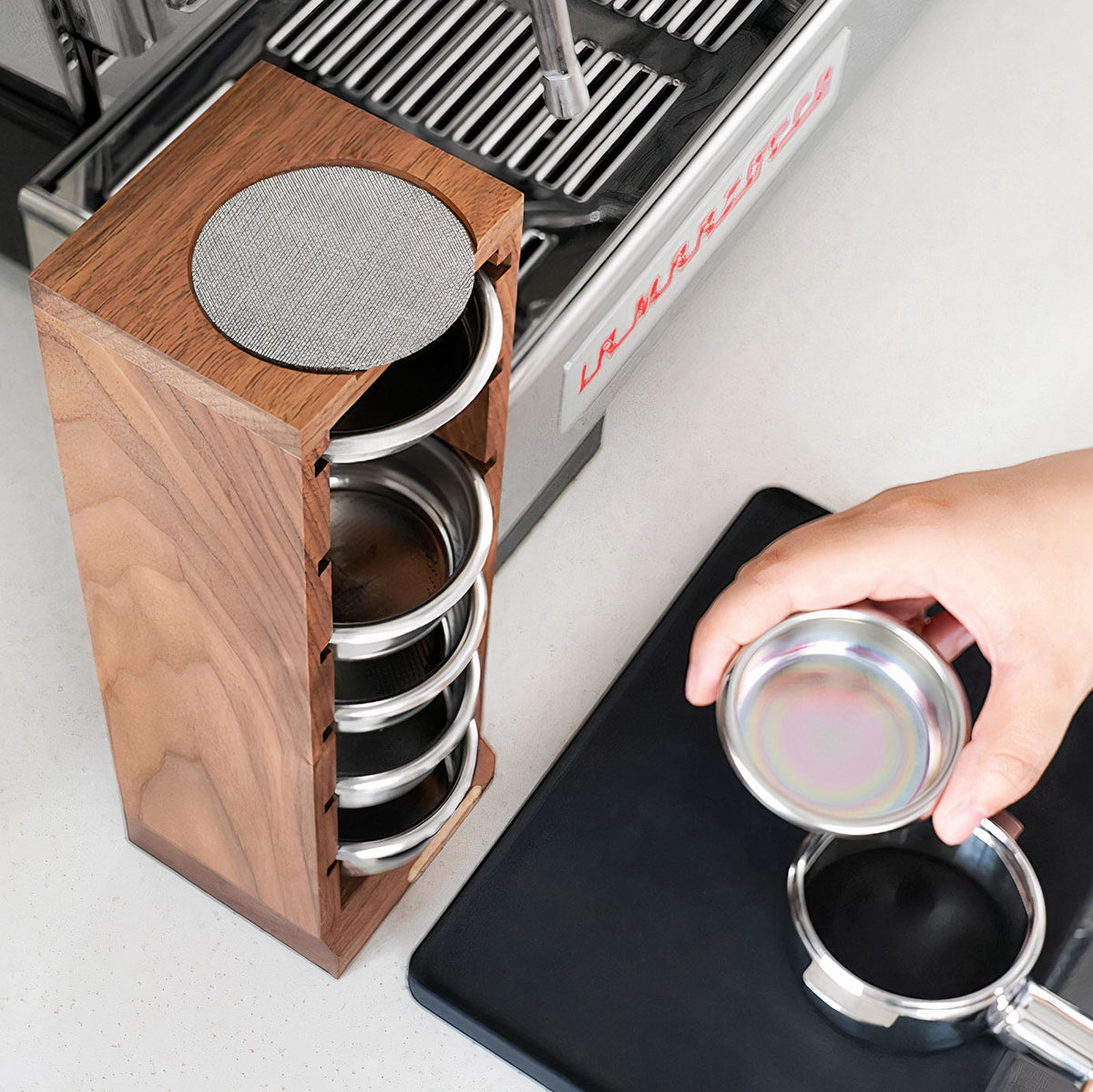 Walnut Filter Baskets Storage Lastaforest