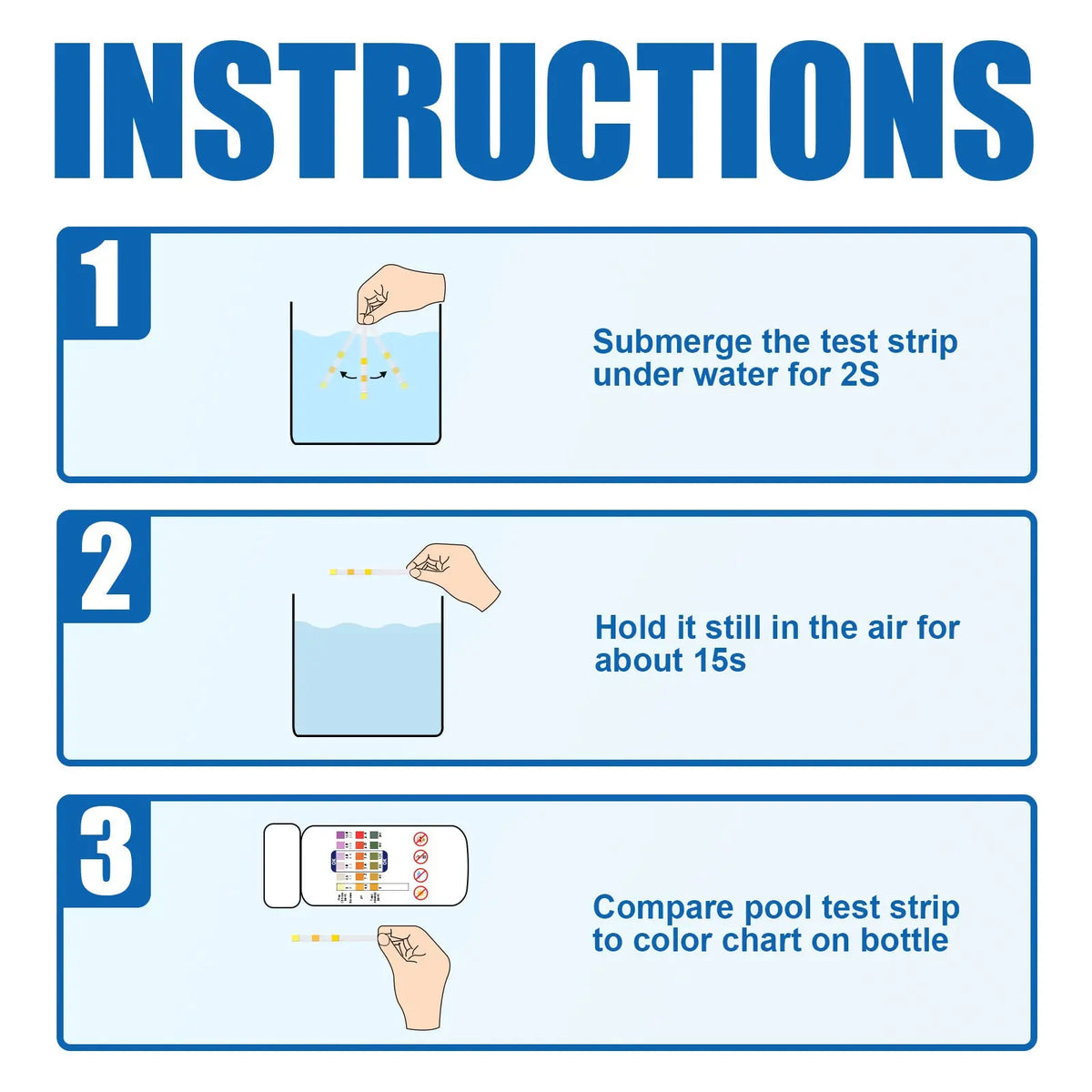 3-In-1 Ph Test, Paper Pool Water Quality Total Alkalinity Hardness Pool Clean Water Ph Test Strip V.I.P Digital Presence