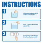 3-In-1 Ph Test, Paper Pool Water Quality Total Alkalinity Hardness Pool Clean Water Ph Test Strip V.I.P Digital Presence