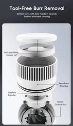 Starseeker E55Pro Electric Coffee Grinder Lastaforest