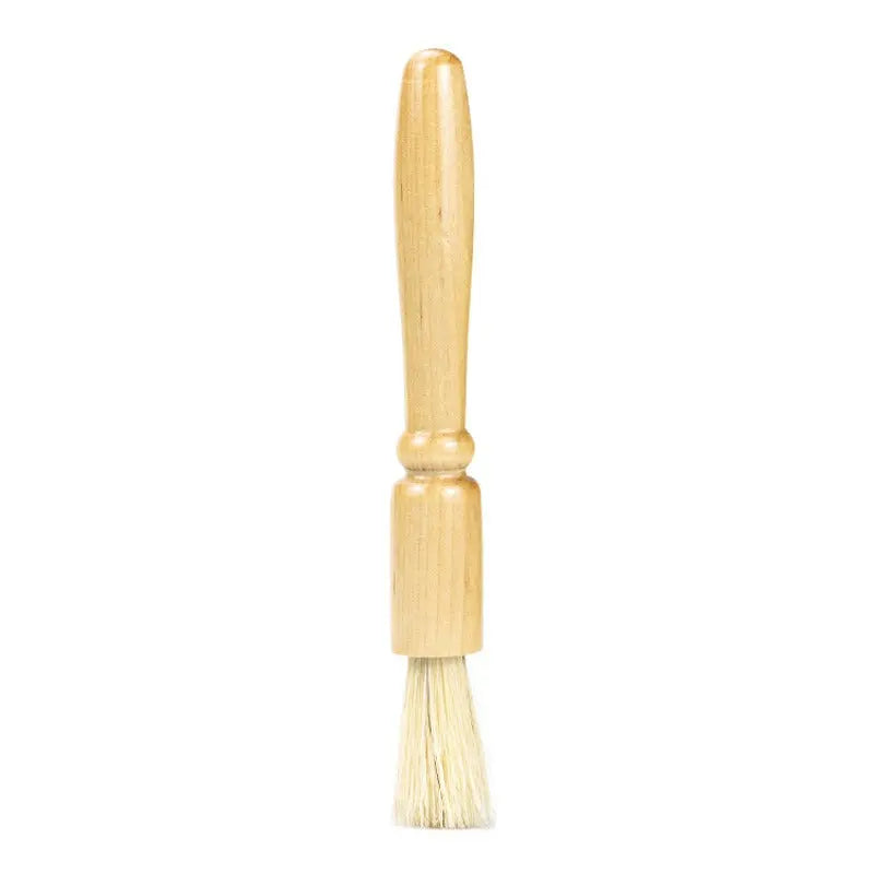 Coffee powder cleaning brush pig hair solid wood residue round head brush coffee machine bean grinder cleaning brush V.I.P Digital Presence