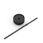 The Cold Lid + Straw - The Cold Lid + Straw - Matte Black / 20 oz | Fellow