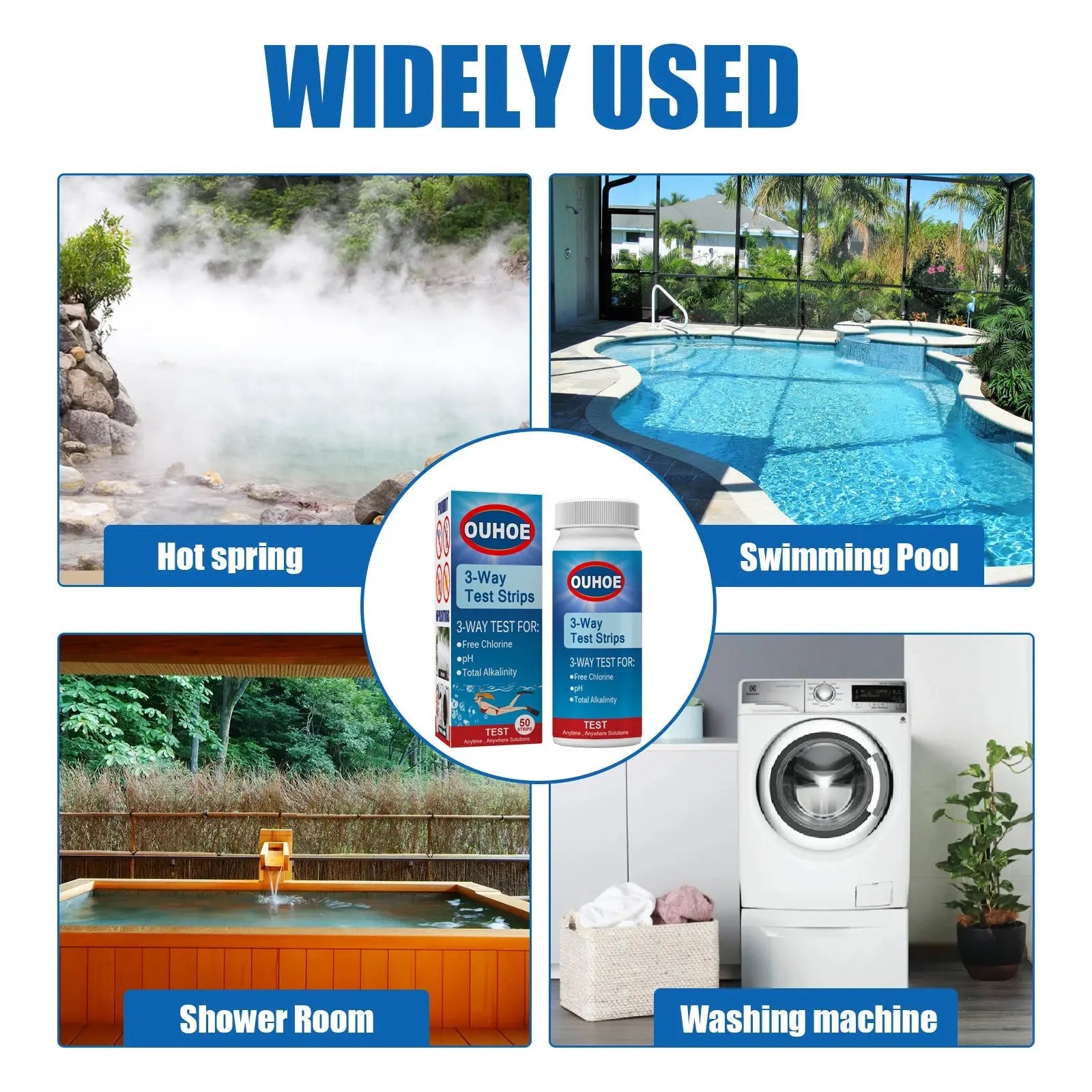 3-In-1 Ph Test, Paper Pool Water Quality Total Alkalinity Hardness Pool Clean Water Ph Test Strip V.I.P Digital Presence