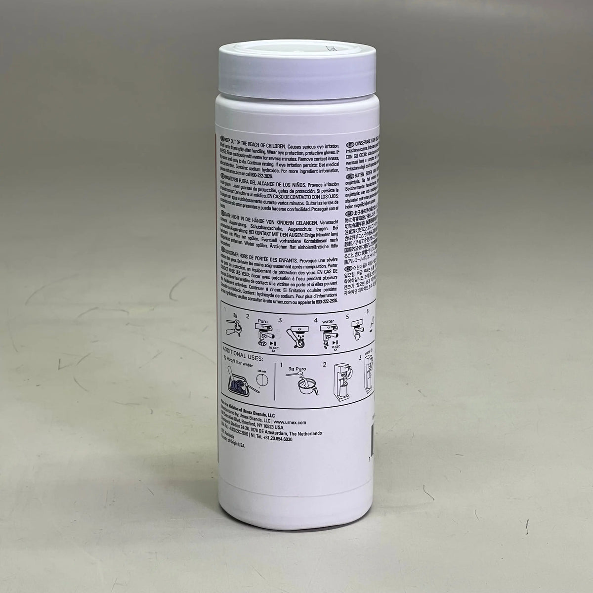 PURO CAFF Espresso Machine Cleaning Powder For Airpots 20 oz White 18-P20 PayWut