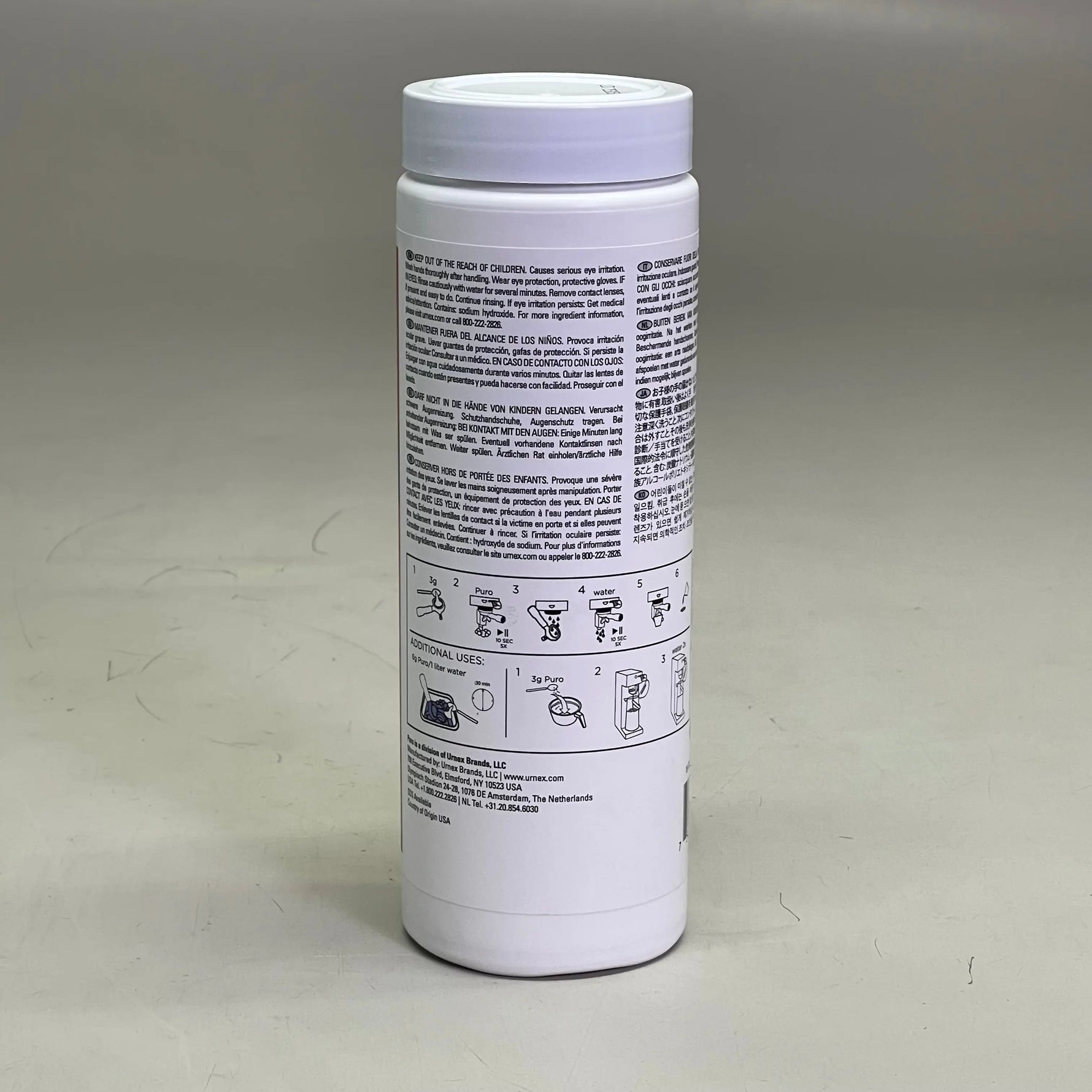 PURO CAFF Espresso Machine Cleaning Powder For Airpots 20 oz White 18-P20 PayWut