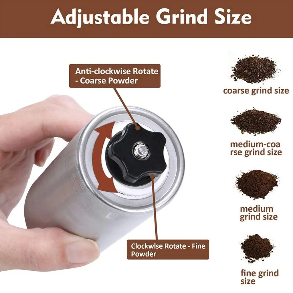 Coast Roast Manual Coffee Grinder – Ceramic Burr, Portable Coast Roast Organic Coffee