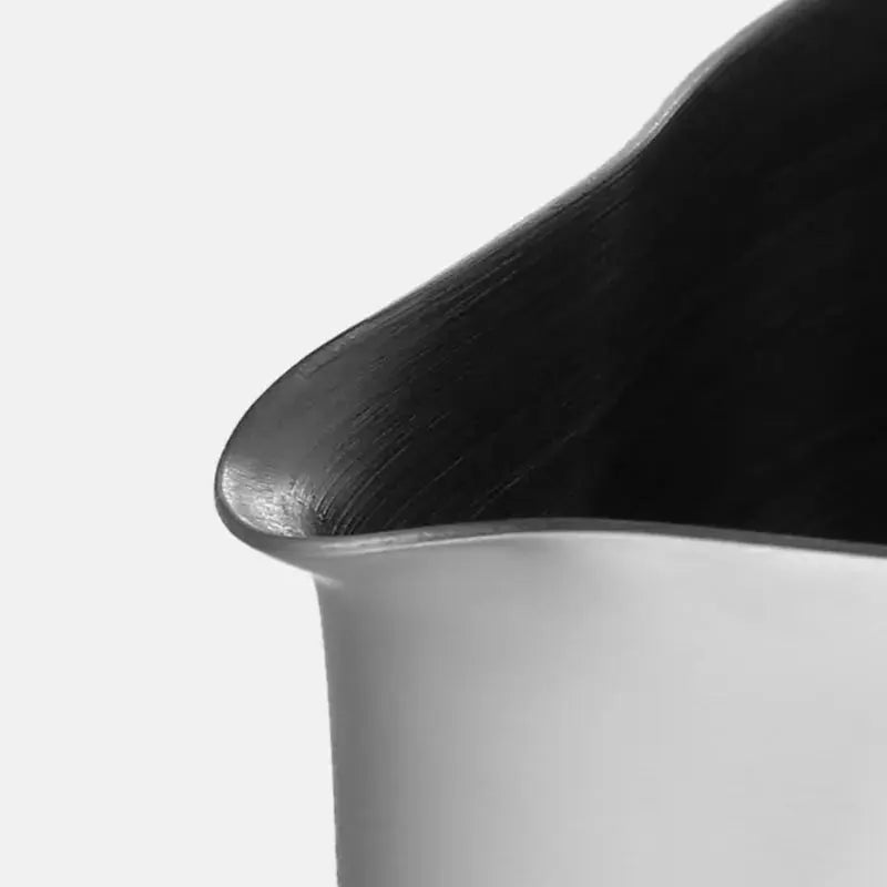 DecorBites™ Frothing Cup: Stainless Steel Measuring Pitcher for Latte Art Decorbites