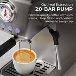 Espresso Coffee Machine w/ Milk Frother, KF1000X Kaffe Products