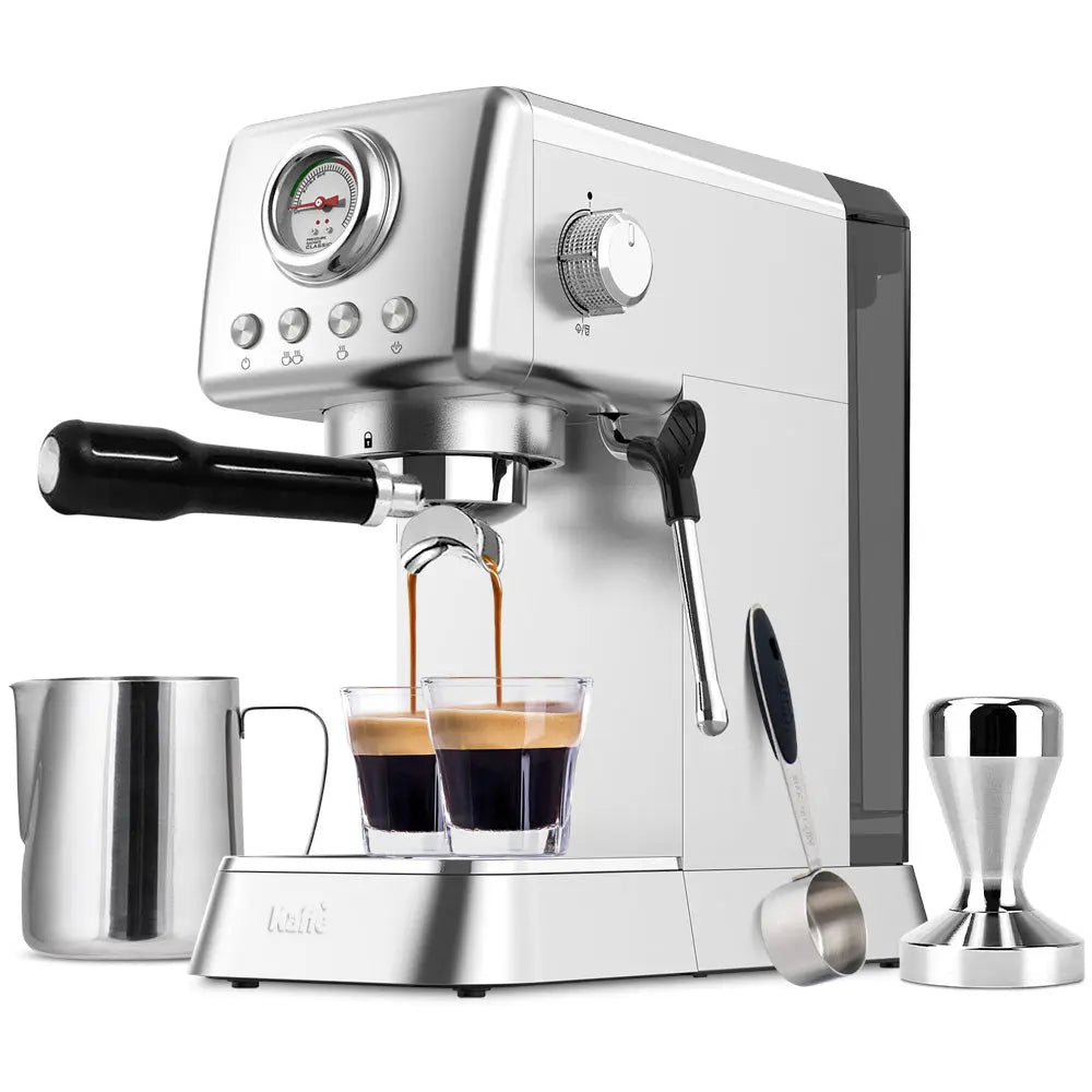 Espresso Coffee Machine w/ Milk Frother, KF1000X Kaffe Products
