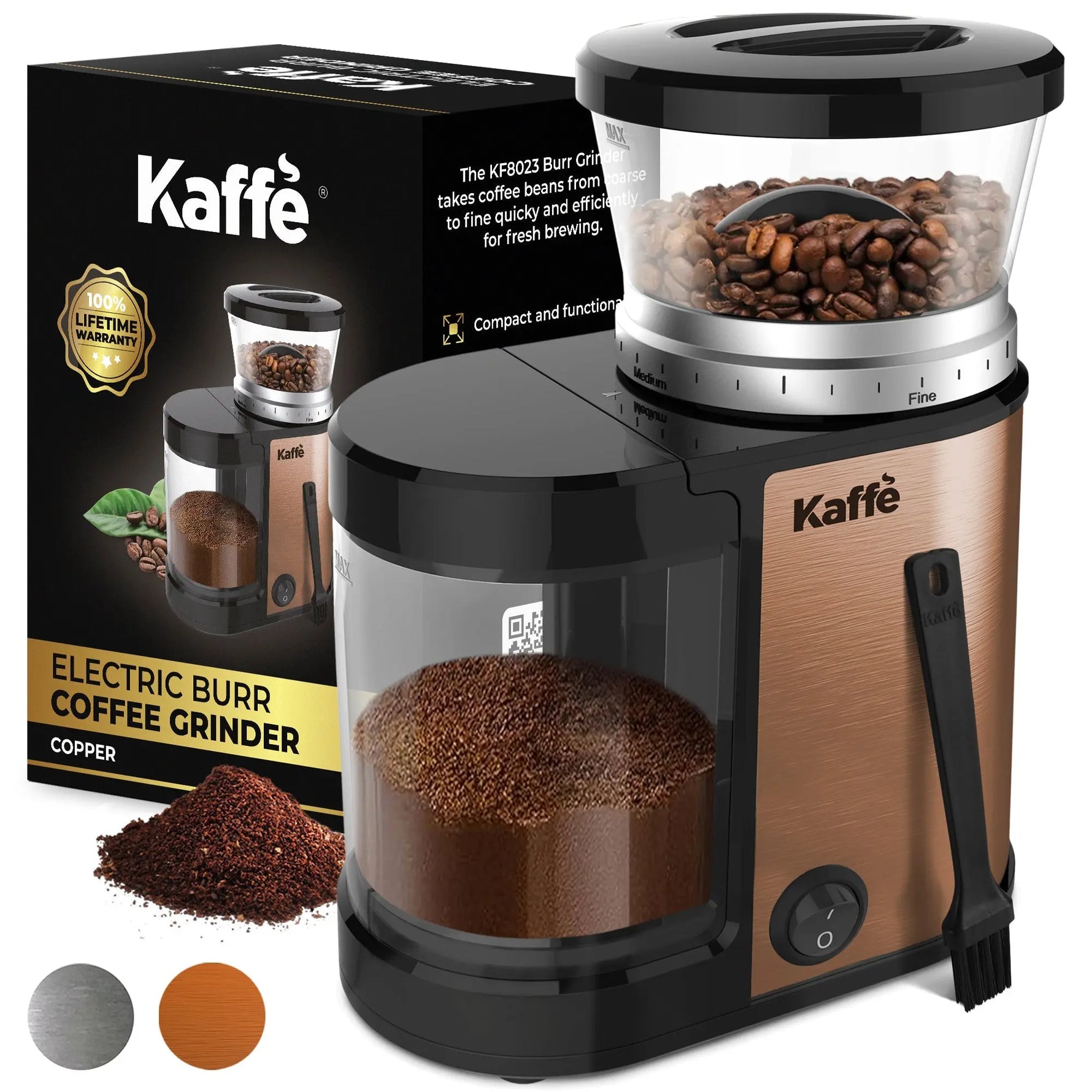 Burr Coffee Grinder, KF8023 Kaffe Products