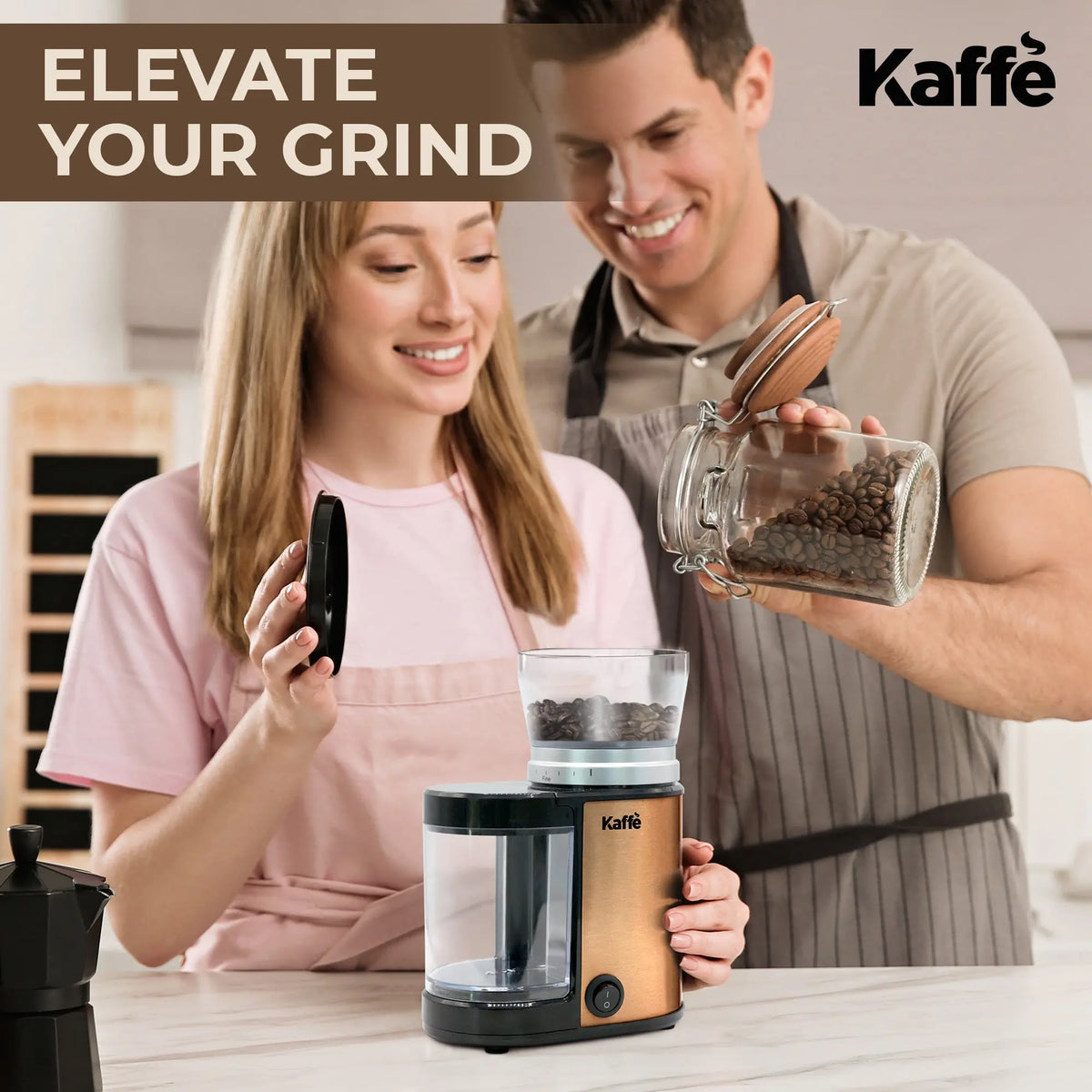 Burr Coffee Grinder, KF8023 Kaffe Products