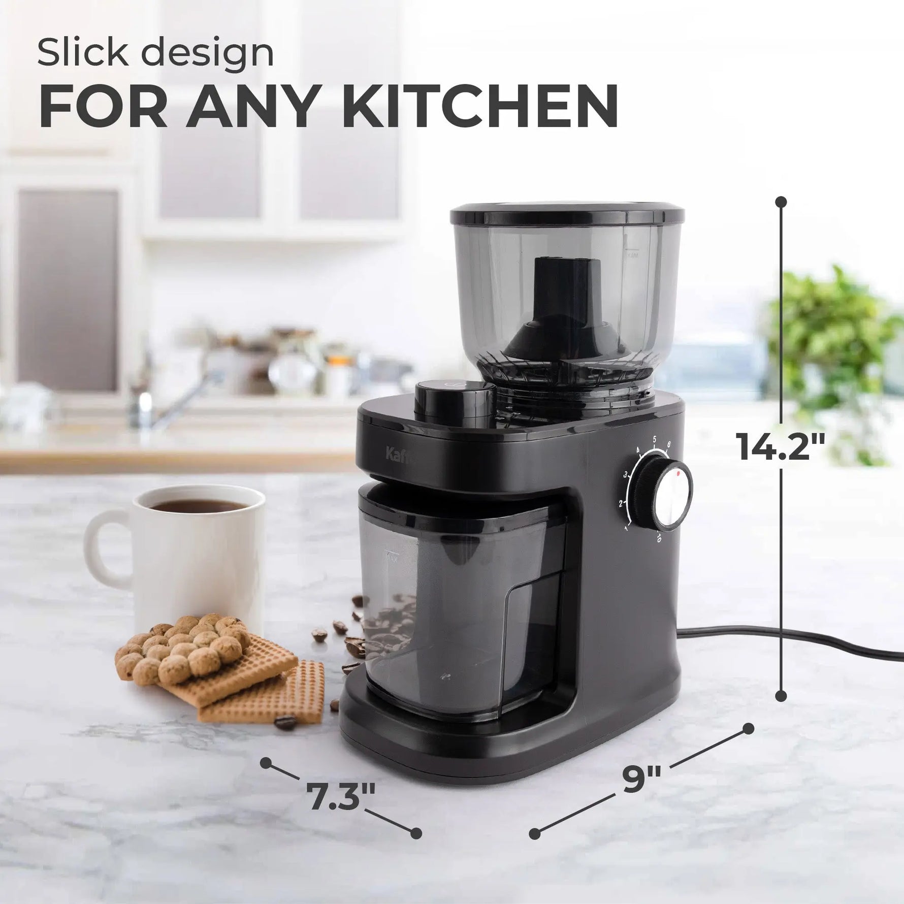 Burr Coffee Grinder, KF8061 Kaffe Products