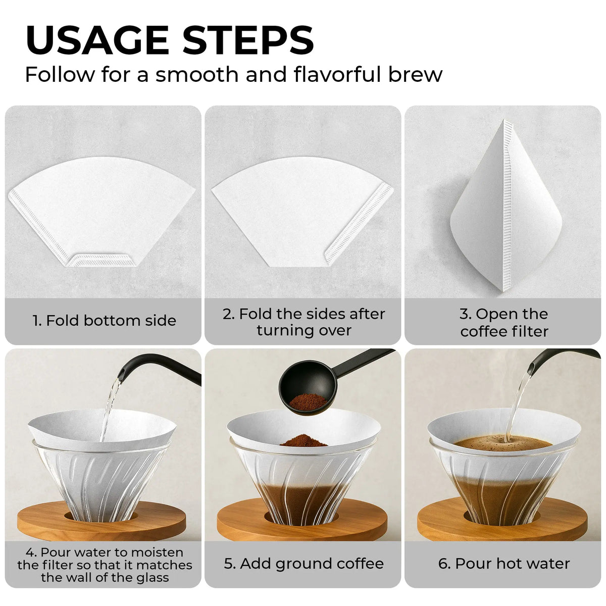 Organic Premium Coffee Filters 