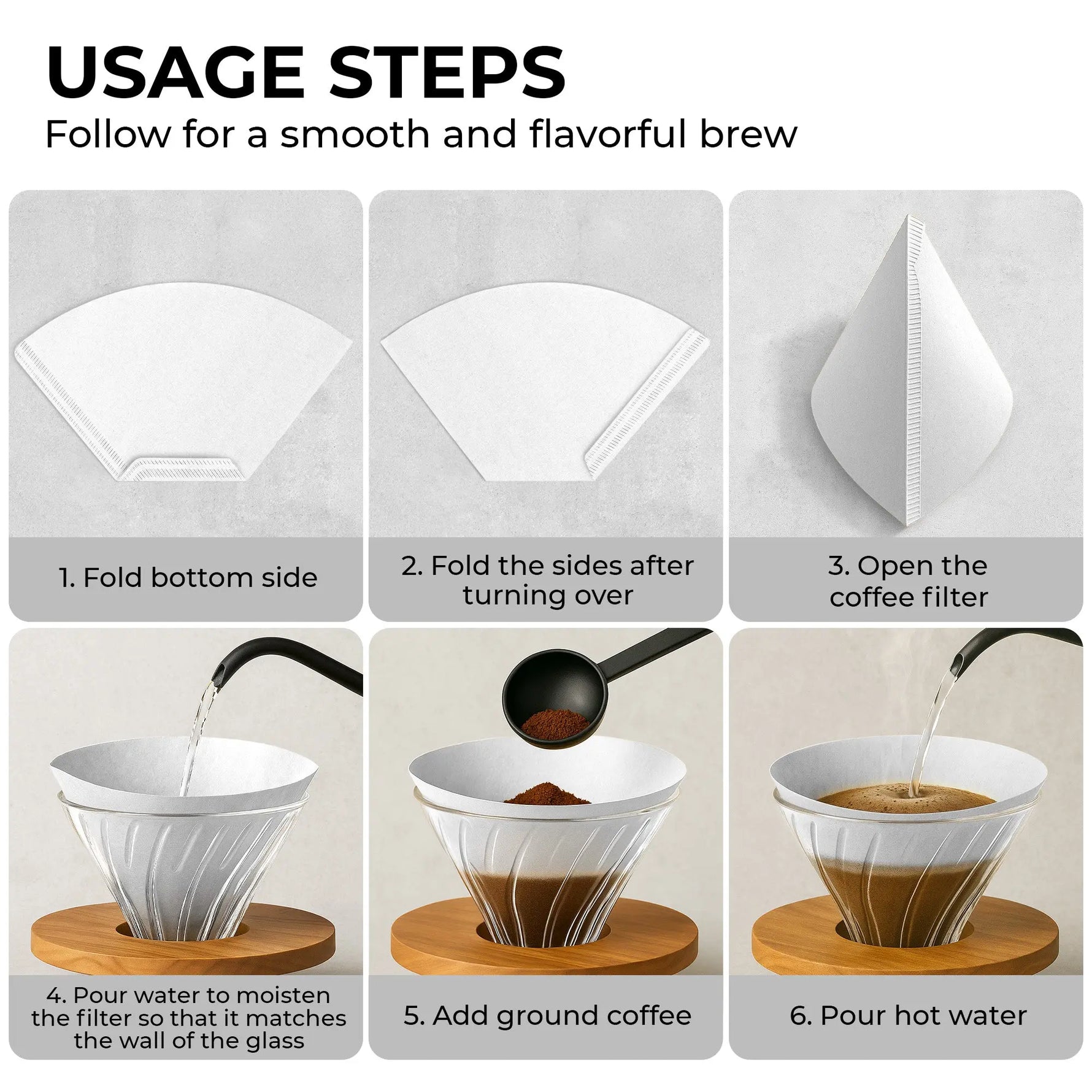 Organic Premium Coffee Filters 