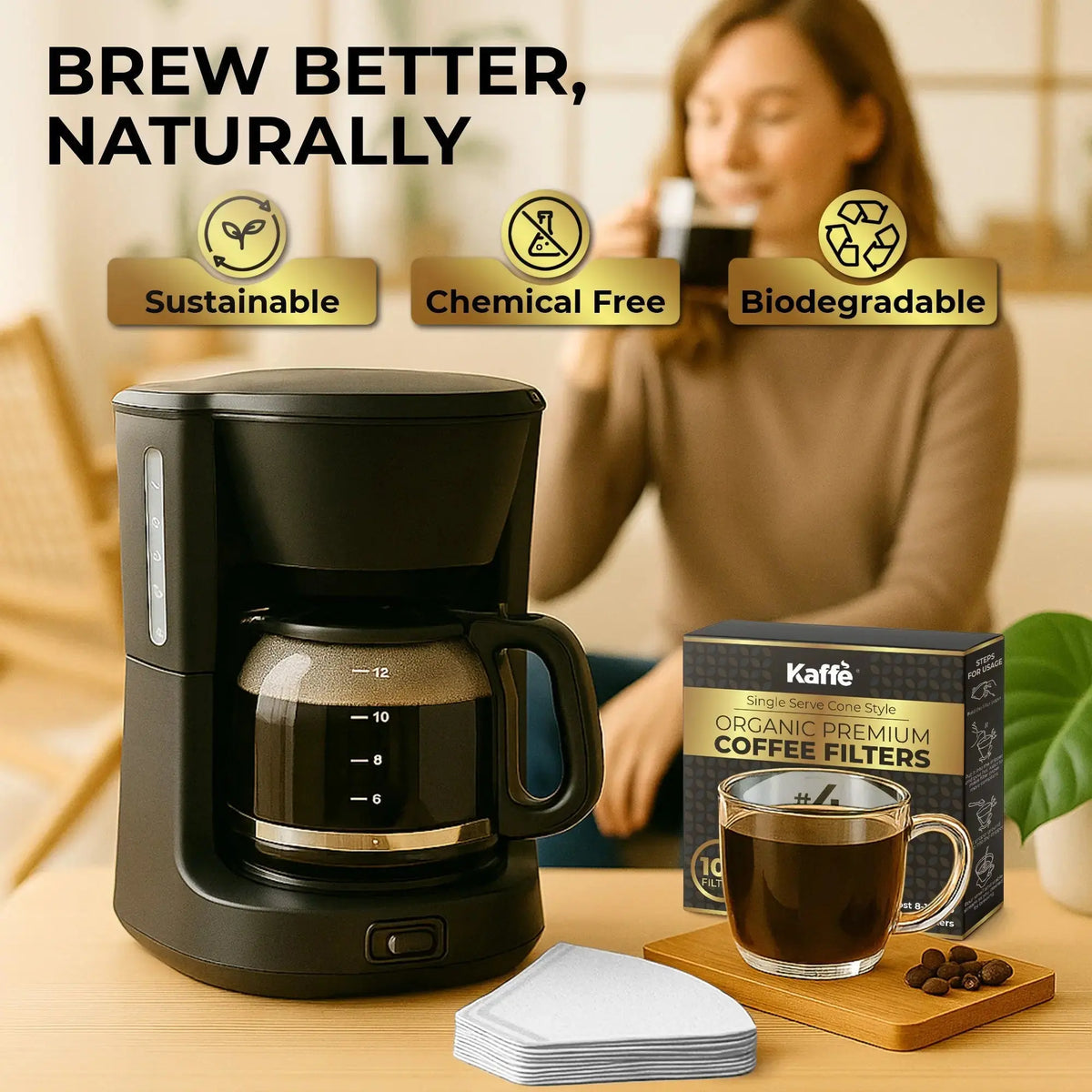 Organic Premium Coffee Filters 