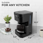 Coffee Maker (5-Cup) w/ Scoop, KFCM01 Kaffe Products