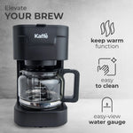 Coffee Maker (5-Cup) w/ Scoop, KFCM01 Kaffe Products