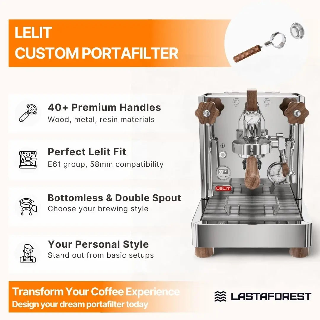 Custom Portafilter | Select from 40+ Handles Lastaforest