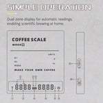High Precision Wooden Coffee Scale with Touch Sensor Lastaforest