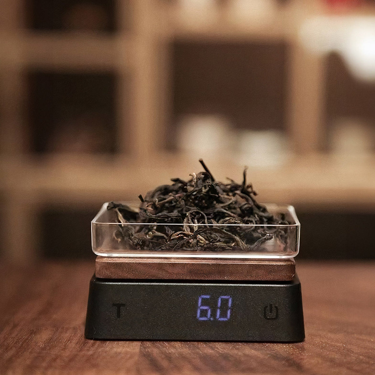 Solid Wood Electronic Scale for Tea and Coffee Lastaforest
