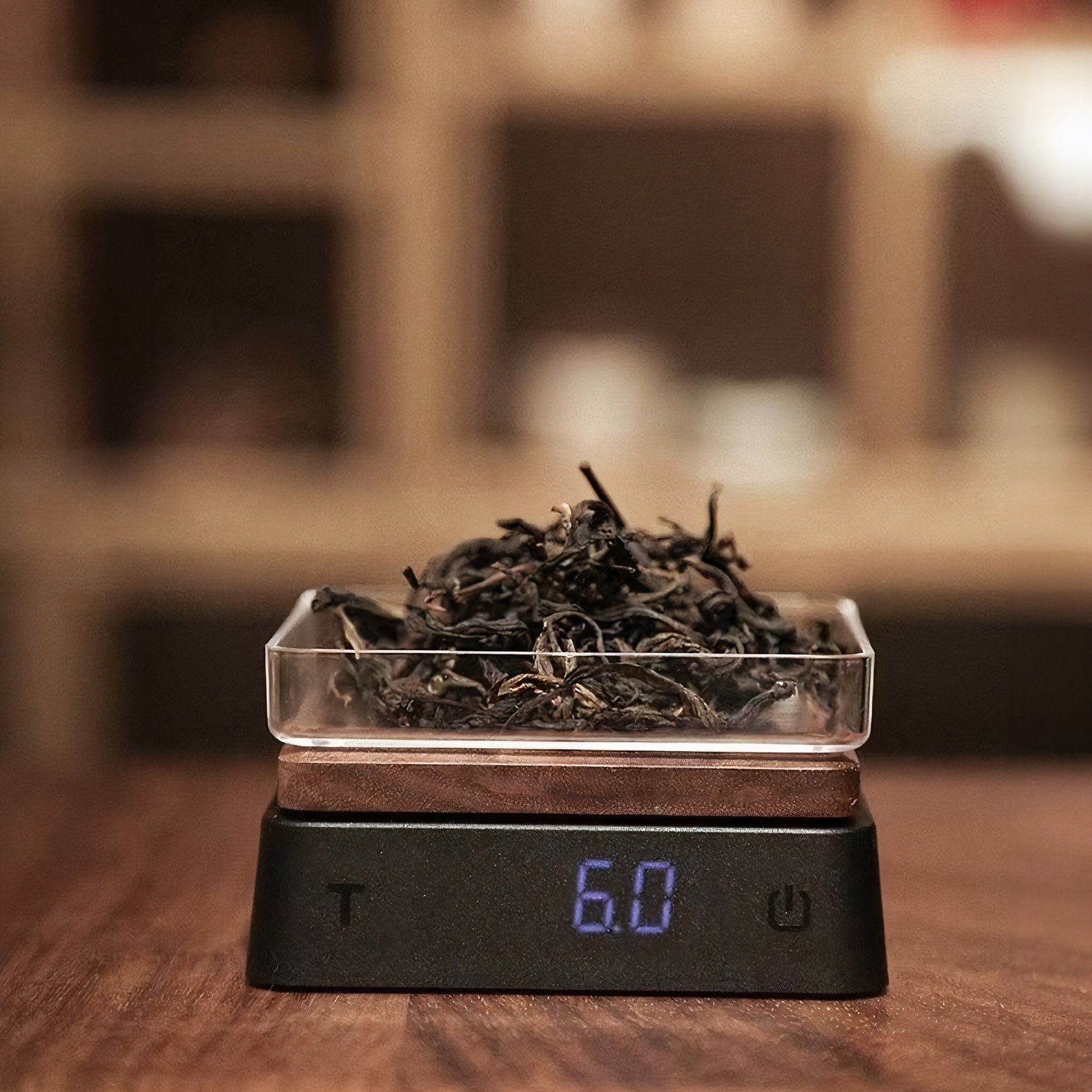 Solid Wood Electronic Scale for Tea and Coffee Lastaforest