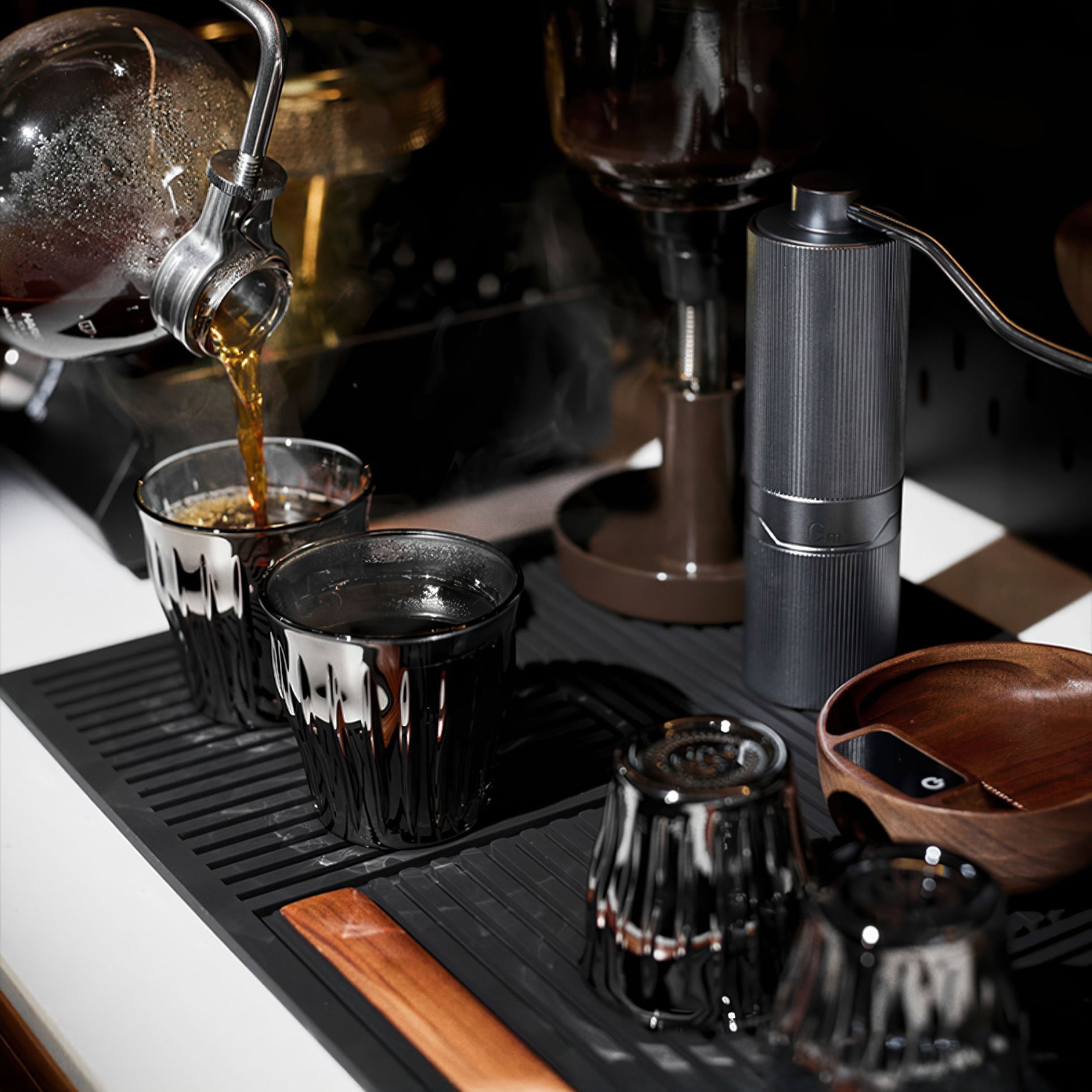 Silicone Coffee Station Mat Non-Slip Heat Lastaforest