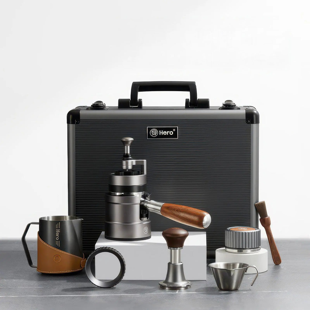 Professional Barista Espresso Kit with Carrying Case Lastaforest
