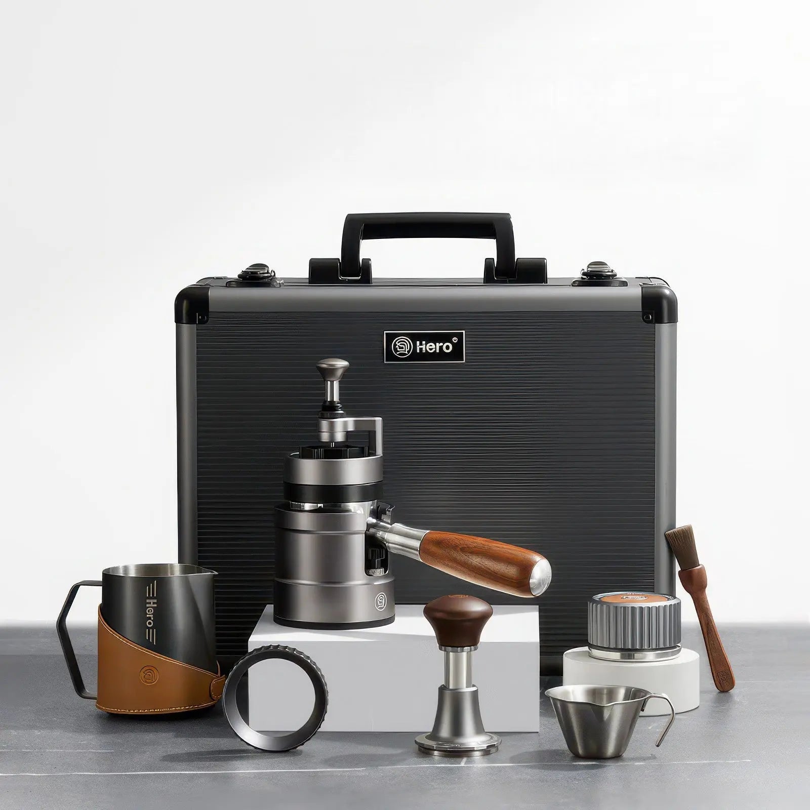 Professional Barista Espresso Kit with Carrying Case Lastaforest