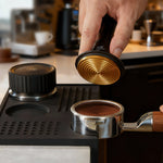 Titanium Spring-Loaded Espresso Tamper Lastaforest