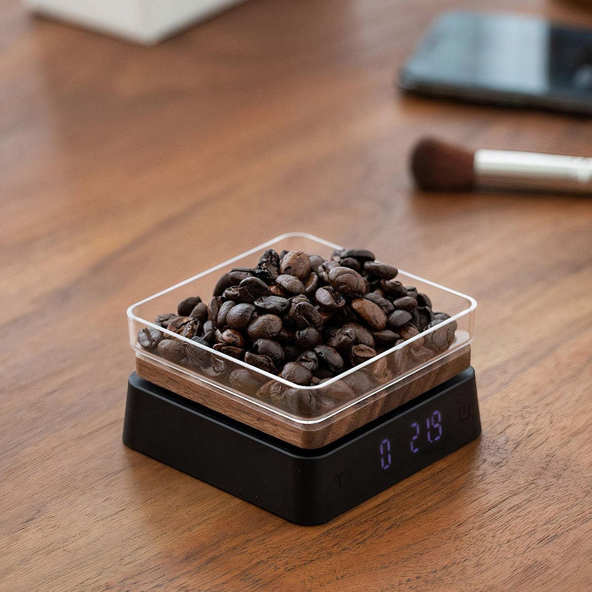 Solid Wood Electronic Scale for Tea and Coffee Lastaforest