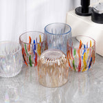 Flame Crystal Cut Glass Coffee Cup Lastaforest