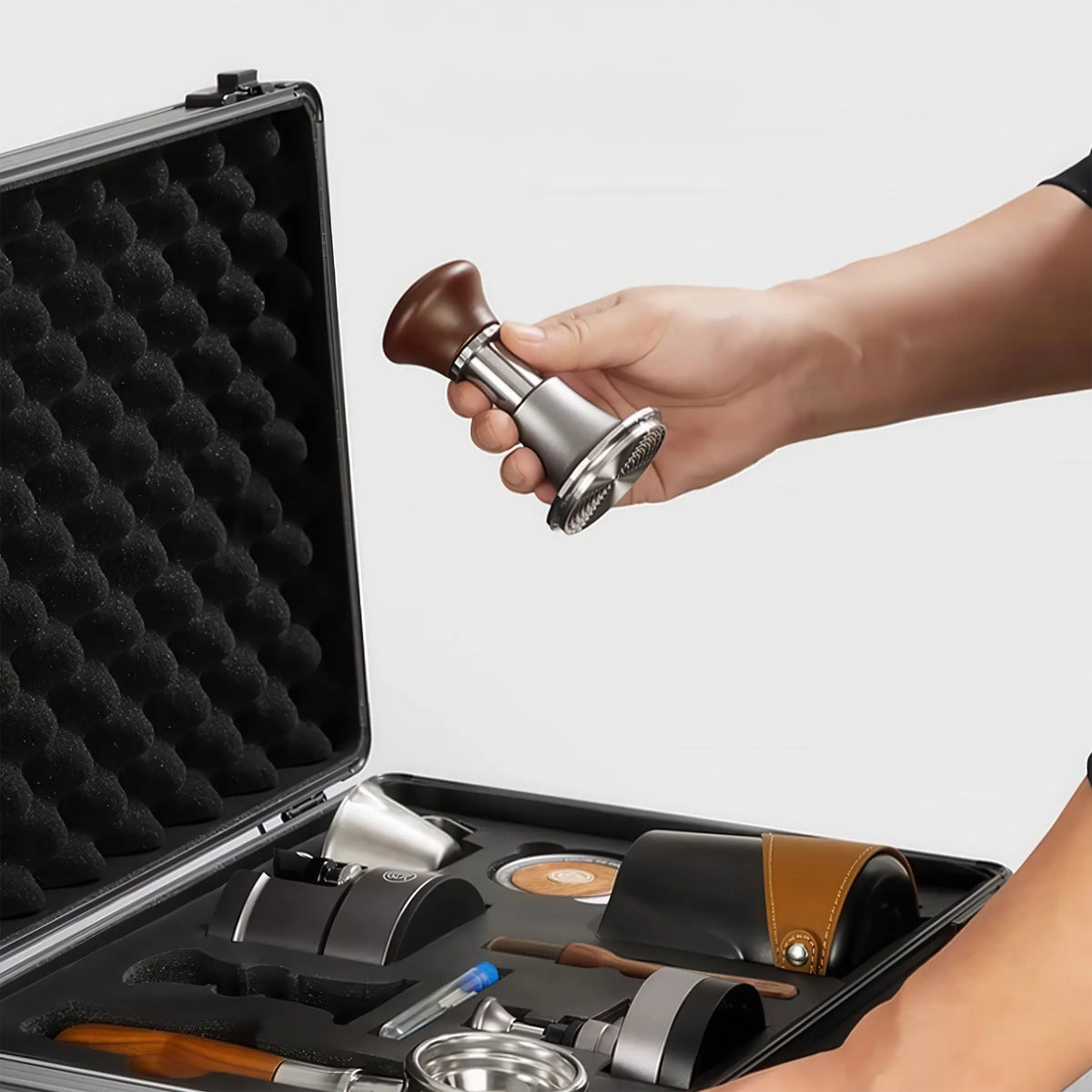 Professional Barista Espresso Kit with Carrying Case Lastaforest