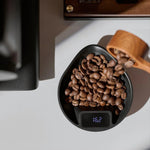 Electronic Walnut Coffee Scale With Leaf Shade Lastaforest