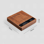 High Precision Wooden Coffee Scale with Touch Sensor Lastaforest