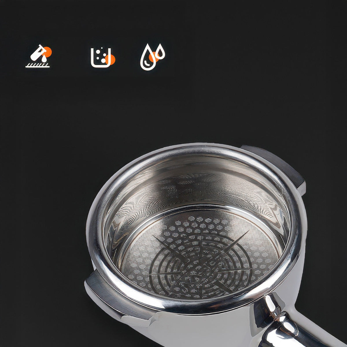 Openwork Bottomless Portafilter with High Extraction Basket Lastaforest
