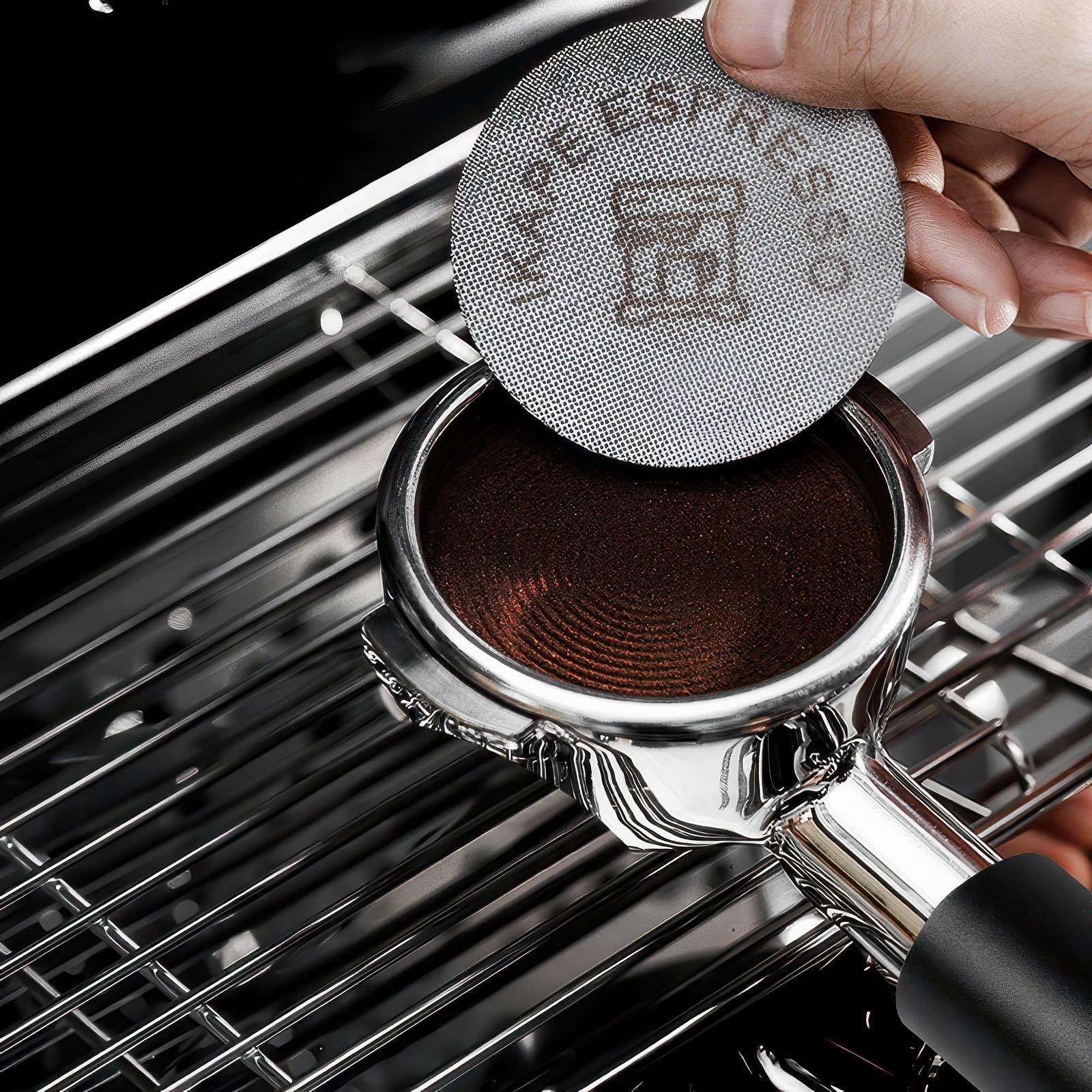 Openwork Bottomless Portafilter with High Extraction Basket Lastaforest