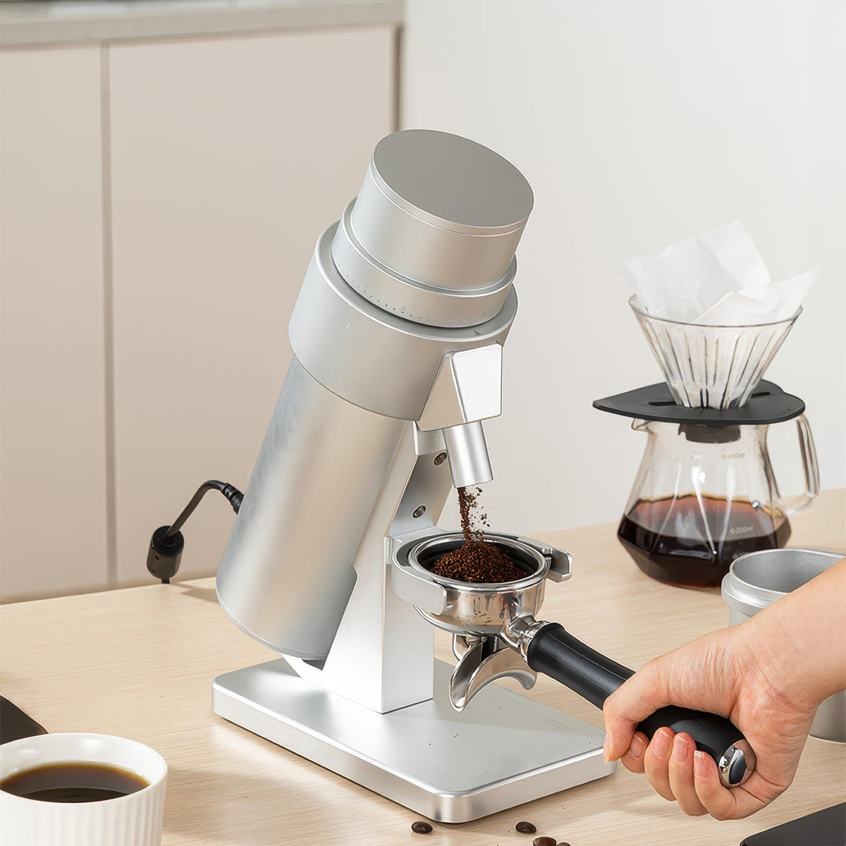 STARSEEKER Explorer Edge+ Electric Coffee Grinder — 63mm Titanium Burr Lastaforest