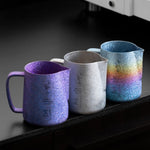 Aurora Crystal Titanium Latte Pitcher Lastaforest