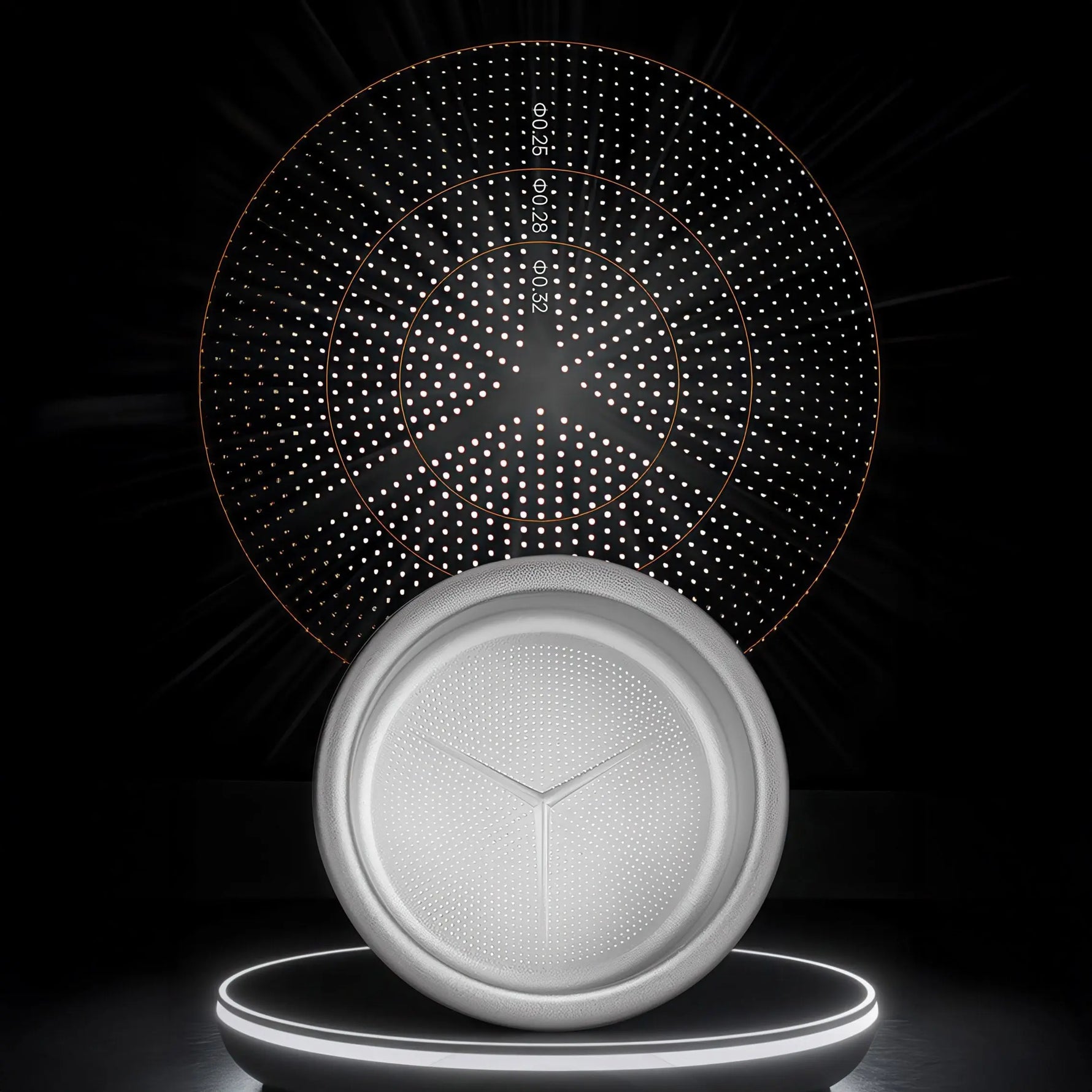 Pure Titanium Espresso Basket Lastaforest